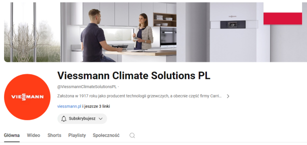 YouTube Viessmann Climate Solutions PL